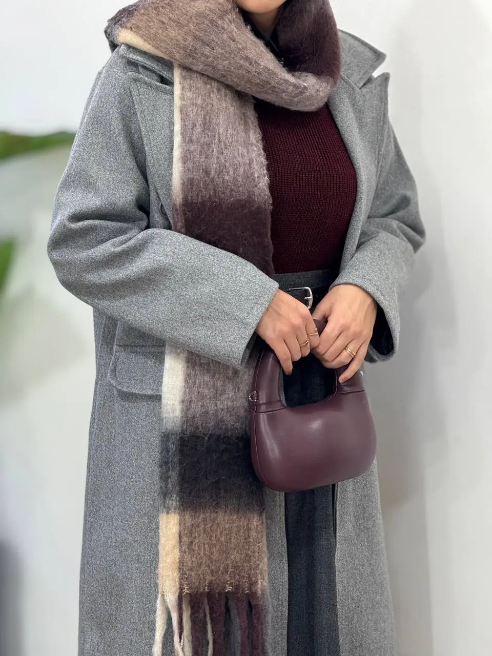 پالتو فوتر بلند آستردار دلینا